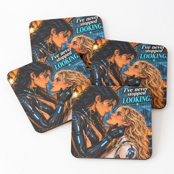 Item preview, Lesbian Pride Love – I've Never Stopped Looking | LGBTQ Sapphic Romance Art designed and sold by IRON SIREN.