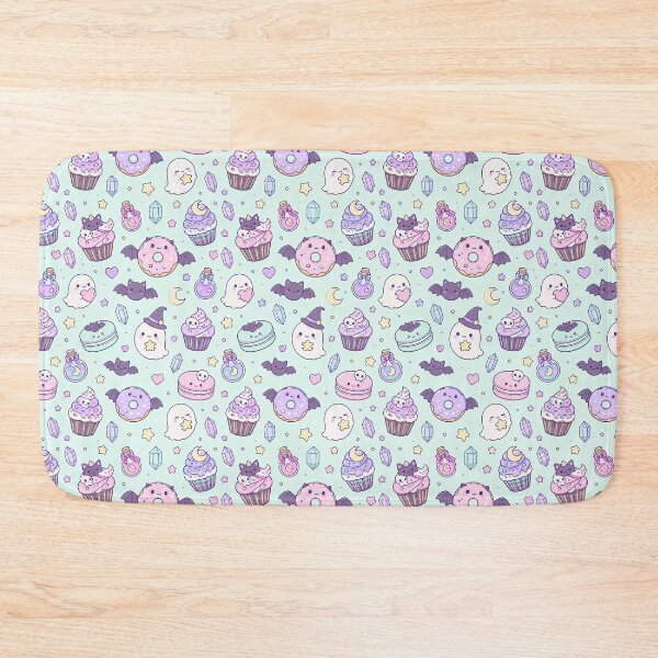 Item preview, Kawaii Spooky Treat Mix Pattern designed and sold by Soft Berry Studio.