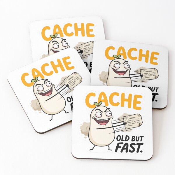 Item preview, Cache Old But Fast Funny Programmer Meme designed and sold by CreativeArtisanPrints Shop.