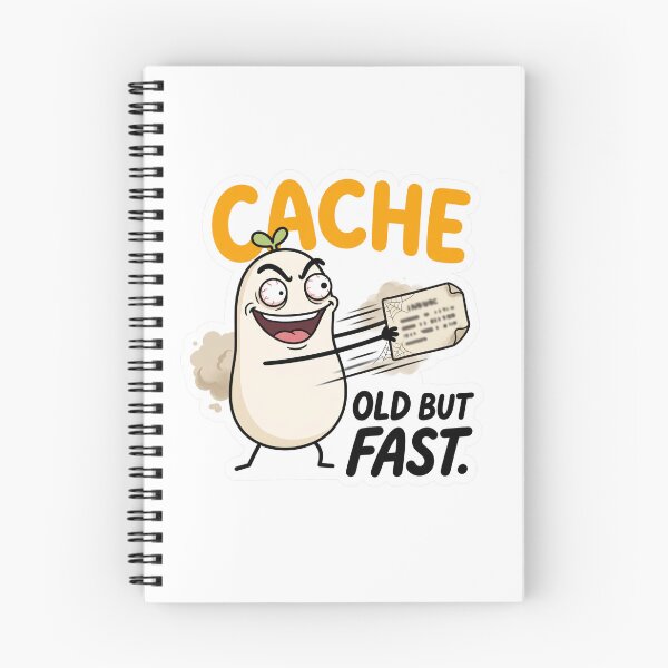 Item preview, Cache Old But Fast Funny Programmer Meme designed and sold by CreativeArtisanPrints Shop.