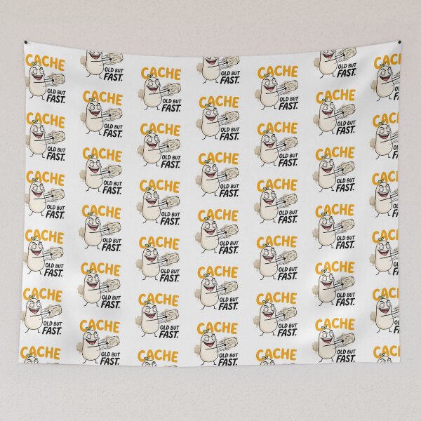 Item preview, Cache Old But Fast Funny Programmer Meme designed and sold by CreativeArtisanPrints Shop.