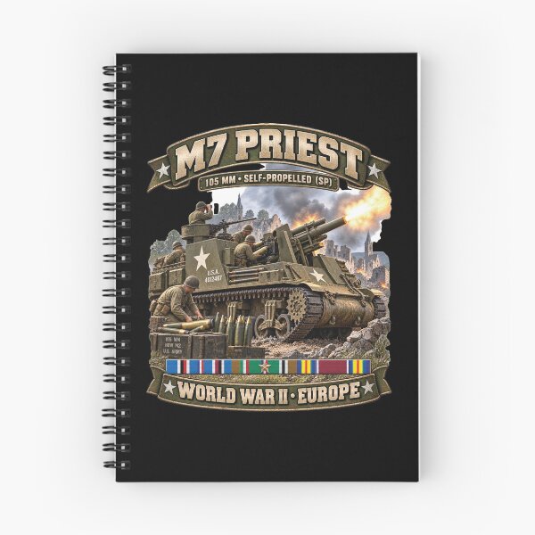 Item preview, M7 Priest - 105mm, Self Propelled Artillery - World War II SVC - 3D - Enhanced designed and sold by Military Insignia Products.