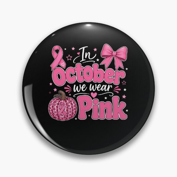Item preview, pink ribbon october breast cancer awareness heart bow designed and sold by ROUX-ART.