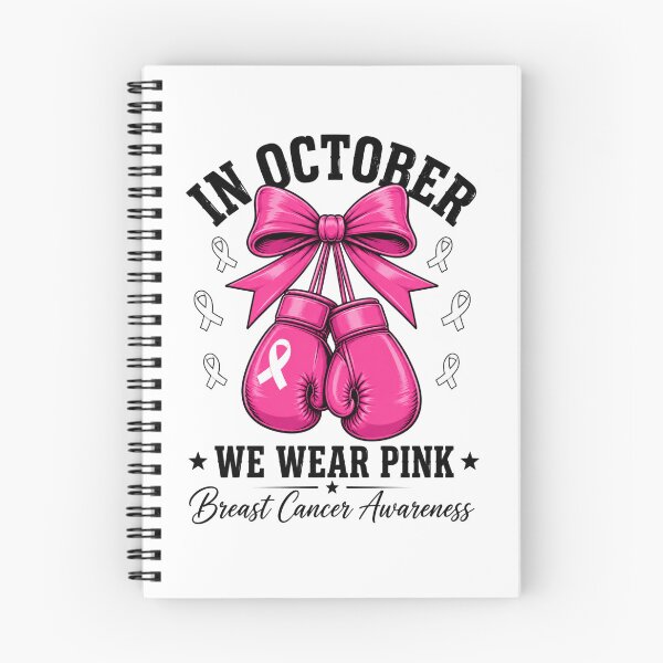 Item preview, Breast Cancer Awareness Pink Boxing Gloves Ribbon Art designed and sold by ROUX-ART.