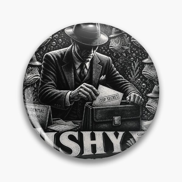 Item preview, Fishy Business - Retro Mobster Noir and Mafia Fish Funny Vector Design designed and sold by Nubian Style.