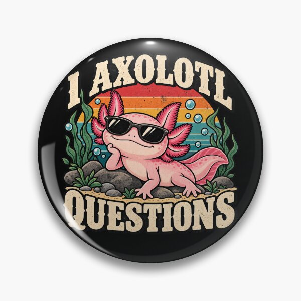 Item preview, I Axolotl Questions – Cute Retro Axolotl designed and sold by will freed18.