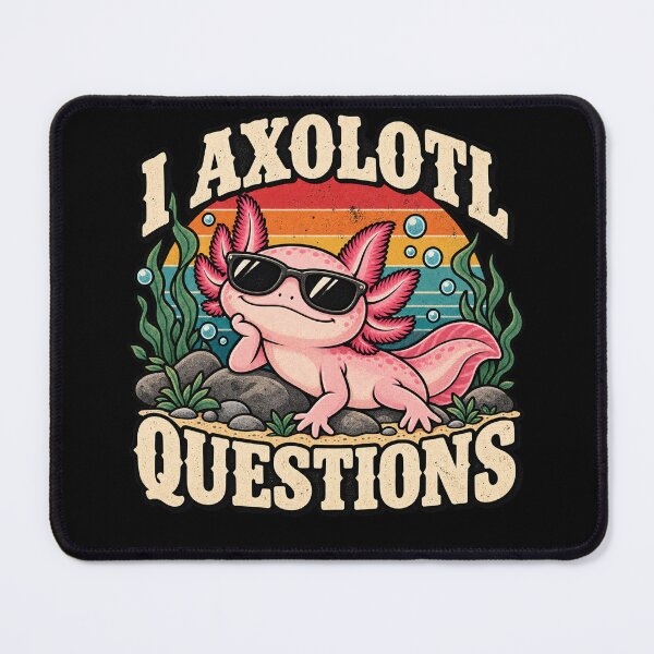 Item preview, I Axolotl Questions – Cute Retro Axolotl designed and sold by will freed18.