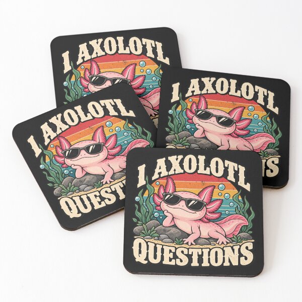 Item preview, I Axolotl Questions – Cute Retro Axolotl designed and sold by will freed18.