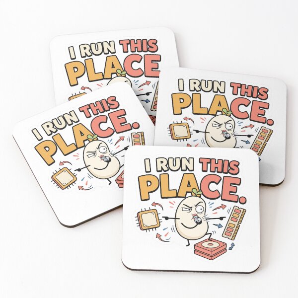 Item preview, I Run This Place Funny Computer Hardware Programmer Meme designed and sold by CreativeArtisanPrints Shop.