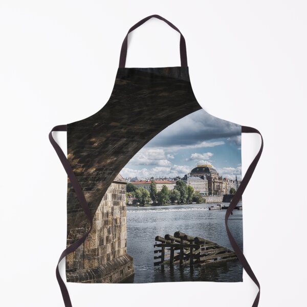 Item preview, National Theatre and Vltava River framed by Charles Bridge in Prague designed and sold by RastislavS.