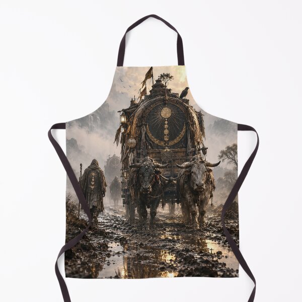 Item preview, The Caravan Between Worlds – Mystical Celestial Journey Art designed and sold by SacredLensV.