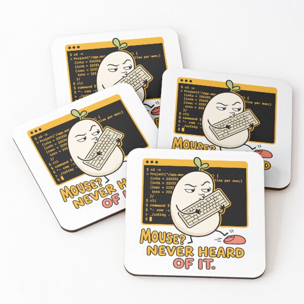 Item preview, Mouse Never Heard Of It Funny Terminal Programmer Meme designed and sold by CreativeArtisanPrints Shop.