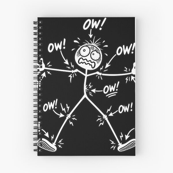 Item preview, Funny Ow Ow Ow Ow Saying Body Pain Character Humor Sarcastic designed and sold by will freed18.
