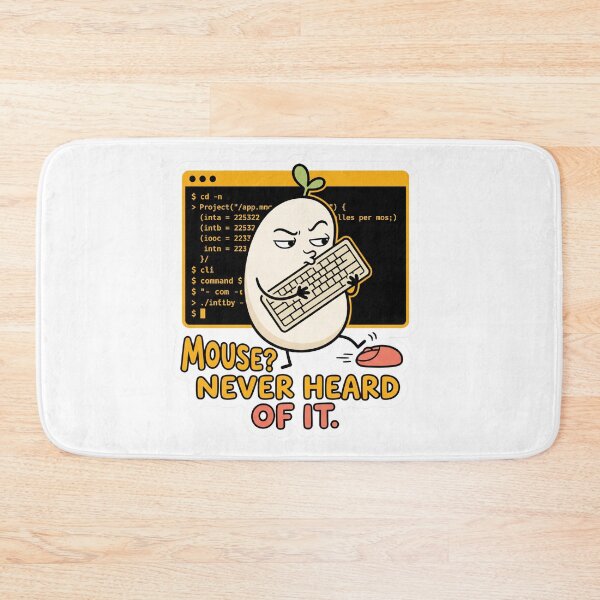 Item preview, Mouse Never Heard Of It Funny Terminal Programmer Meme designed and sold by CreativeArtisanPrints Shop.