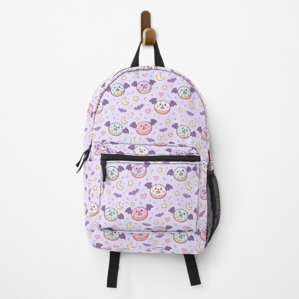 Item preview, Kawaii Bat Donut Pattern designed and sold by Soft Berry Studio.