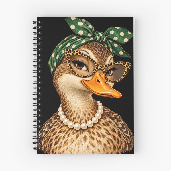 Item preview, Glam Mallard Duck Wearing Polka Dots Bandana, Hunting Season designed and sold by will freed18.