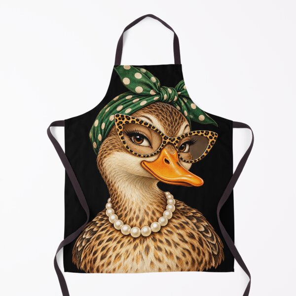 Item preview, Glam Mallard Duck Wearing Polka Dots Bandana, Hunting Season designed and sold by will freed18.