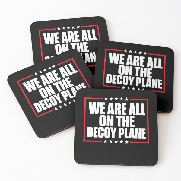 Item preview, We Are All on the Decoy Plane Patriotic Quote Shirt designed and sold by ROUX-ART.