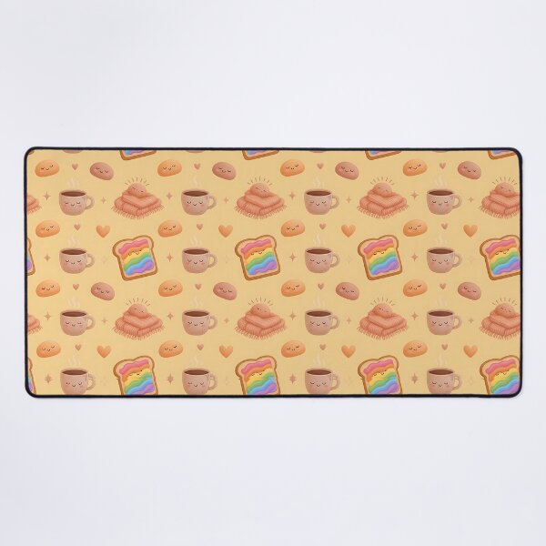 Item preview, Cozy Kawaii Rainbow Toast Coffee Seamless Pattern - Cute Breakfast Pride Print designed and sold by ZhivanCrimson.