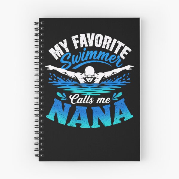 Item preview, swimming My Favorite Swimmer Calls Me Nana Funny Pool Gift designed and sold by ROUX-ART.