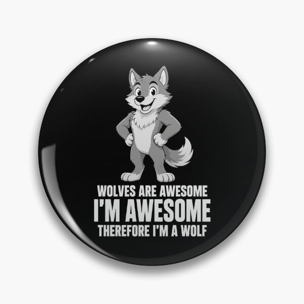 Item preview, wolf funny quote shirt for bold animal lovers designed and sold by ROUX-ART.