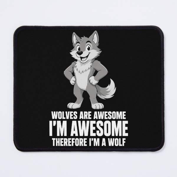 Item preview, wolf funny quote shirt for bold animal lovers designed and sold by ROUX-ART.