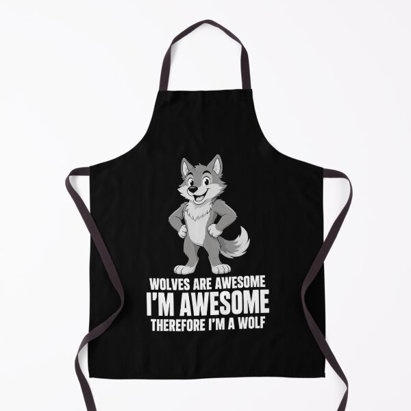 Item preview, wolf funny quote shirt for bold animal lovers designed and sold by ROUX-ART.