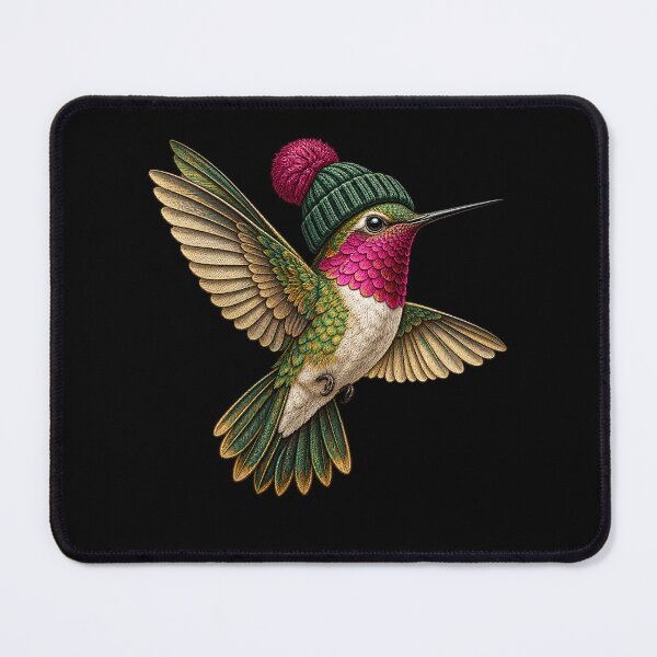 Item preview, 90's Anna's Hummingbird Wearing Beanie Bird Lover Vintage designed and sold by will freed18.