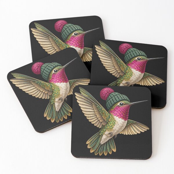 Item preview, 90's Anna's Hummingbird Wearing Beanie Bird Lover Vintage designed and sold by will freed18.