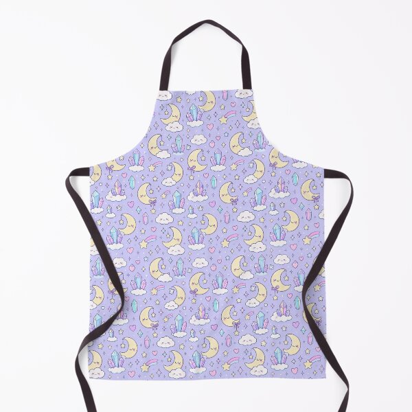 Item preview, Kawaii Crystal Moon Pattern designed and sold by Soft Berry Studio.