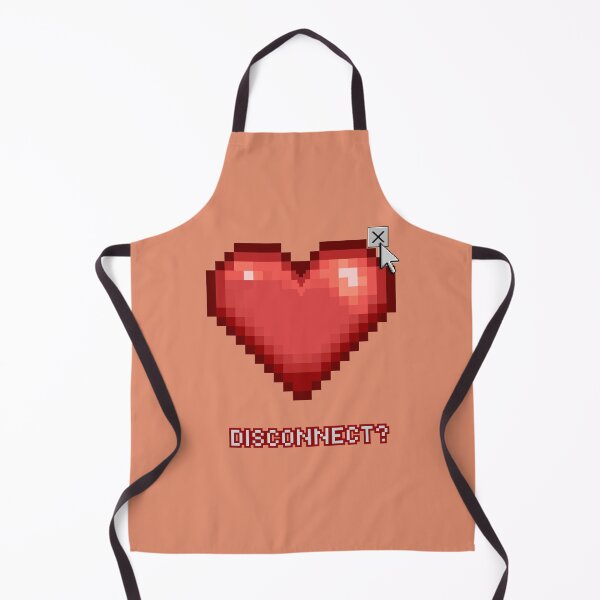 Item preview, Disconnect Retro Pixel Heart - Y2K Gamer Glitch Art designed and sold by NovaCraftyCo.