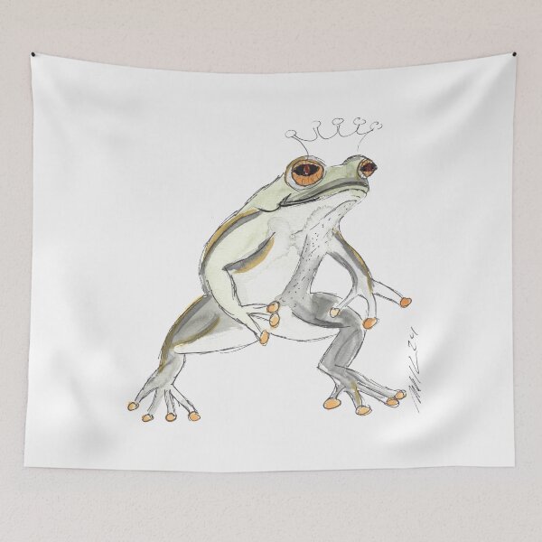 Item preview, Frog King - Froschkönig designed and sold by Anke‘s Bazaar.