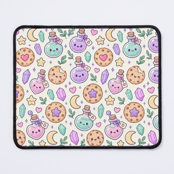 Item preview, Kawaii Potion Cookie Pattern designed and sold by Soft Berry Studio.