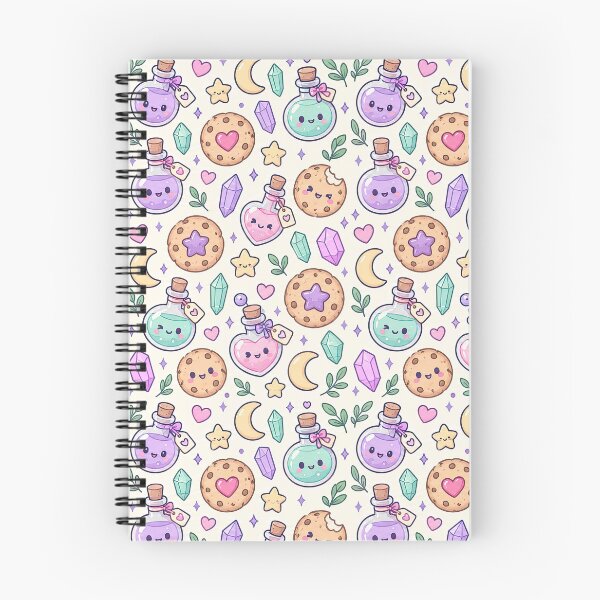 Item preview, Kawaii Potion Cookie Pattern designed and sold by Soft Berry Studio.
