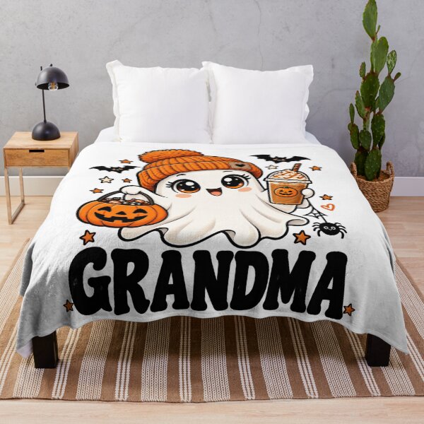 Item preview, Cute Halloween Grandma Ghost Pumpkin Costume designed and sold by will freed18.