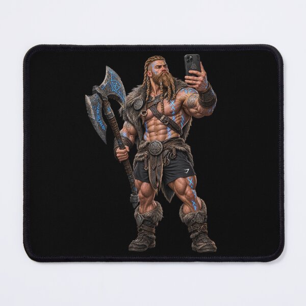 Item preview, Viking Checking His Phone designed and sold by Maclaw200d.