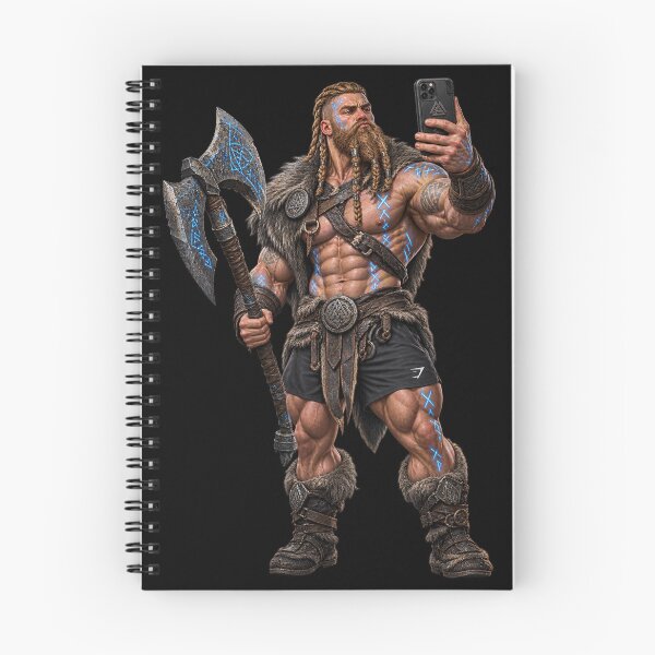 Item preview, Viking Checking His Phone designed and sold by Maclaw200d.