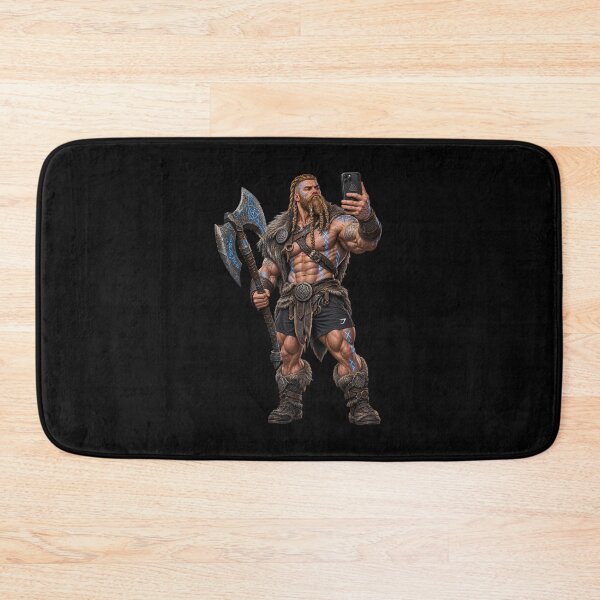 Item preview, Viking Checking His Phone designed and sold by Maclaw200d.