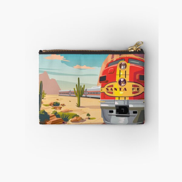 Item preview, Southwest Chief Railroad Santa Fe Steam Engine Train Design Art Print Poster Wall Tee Vest  designed and sold by Cool Robot Bro..