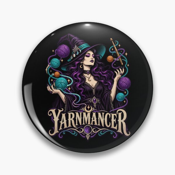 Item preview, Yarnmancer Gothic Witch Crochet designed and sold by Text2tee.