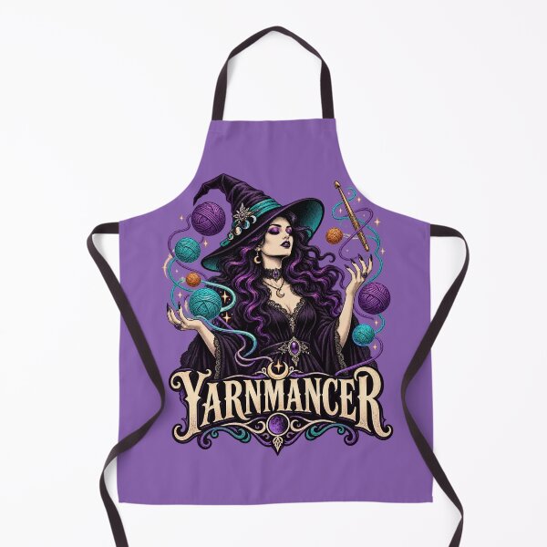 Item preview, Yarnmancer Gothic Witch Crochet designed and sold by Text2tee.