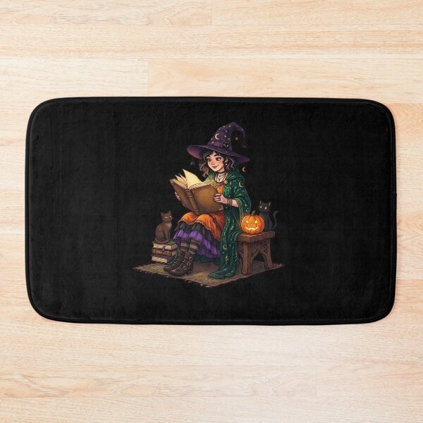 Item preview, Cozy Witch Reading Magical Book Halloween Bookworm designed and sold by Jacob Zubek.