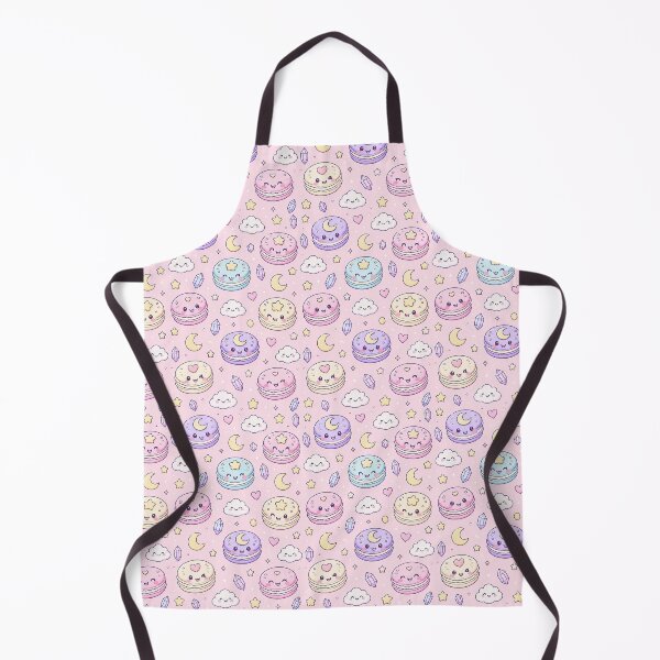 Item preview, Kawaii Moon Macaron Pattern designed and sold by Soft Berry Studio.