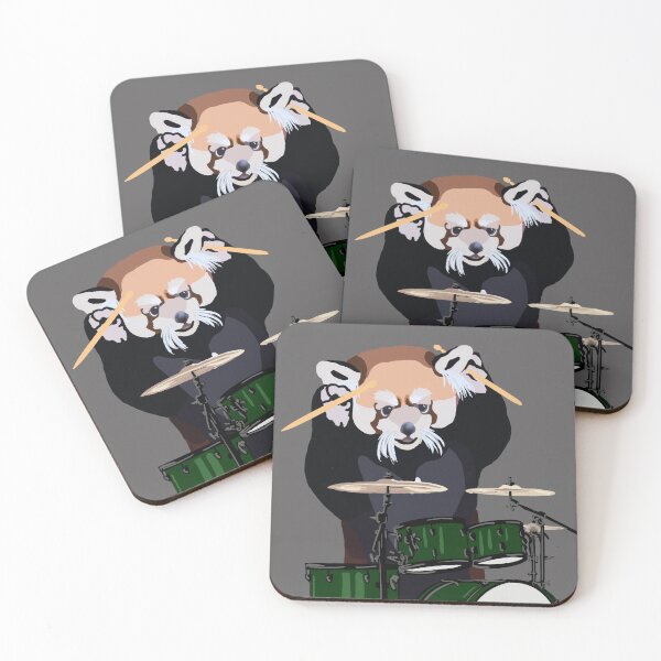 Item preview, Red Panda Drummer Boi designed and sold by B-wills-2-art.