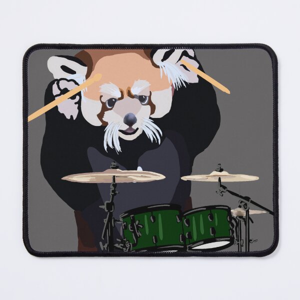 Item preview, Red Panda Drummer Boi designed and sold by B-wills-2-art.