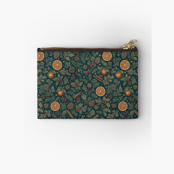 Item preview, Christmas Citrus Evergreen Botanical Pattern designed and sold by frumixart.