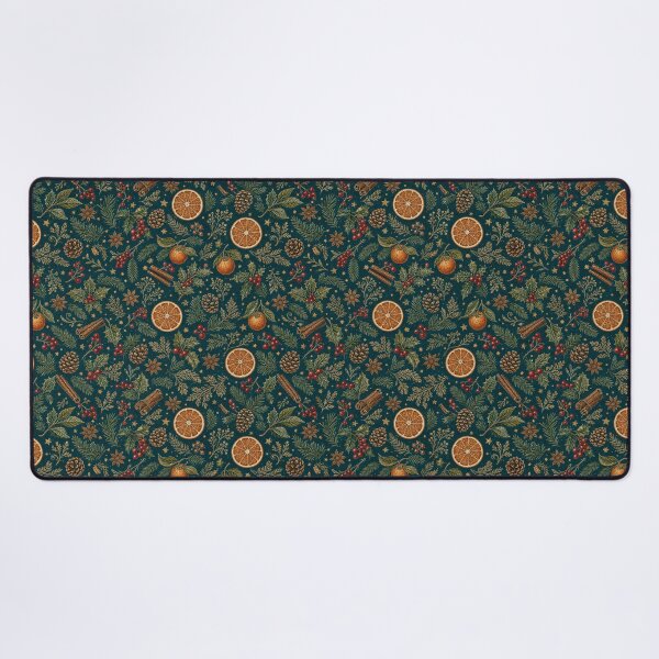Item preview, Christmas Citrus Evergreen Botanical Pattern designed and sold by frumixart.