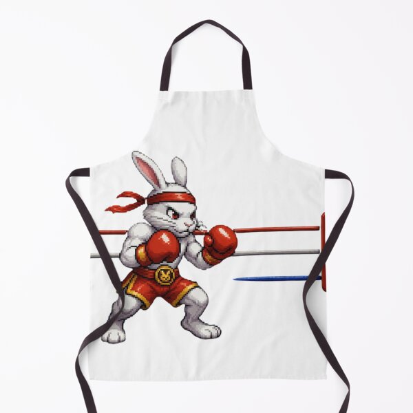 Item preview, Pixel Art Boxing Rabbit 8-Bit Arcade Video Game Fighter designed and sold by Martial-Art-23.