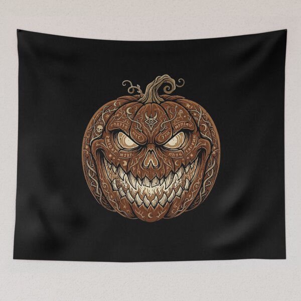 Item preview, Carved Pumpkin Face Spooky Halloween 90s Punk designed and sold by crouchingpixel.