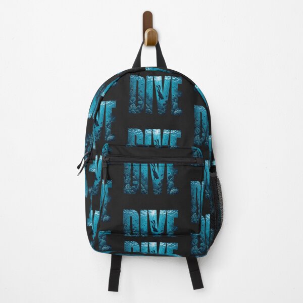 Item preview, Dive Underwater Scene Typography Design designed and sold by MOCH- ART.